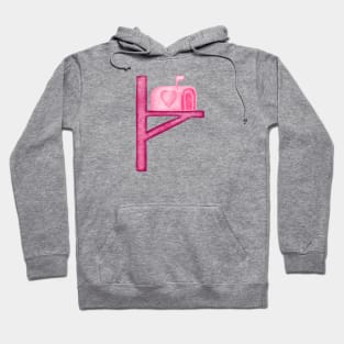 Valentine Mail Box Love Heart Hoodie